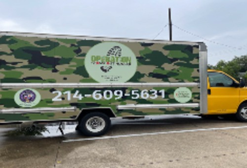 Operation Stomp Out Hunger mobile food pantry